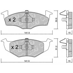 Klocki Galfer Sport FDHP 1050 - 2140502