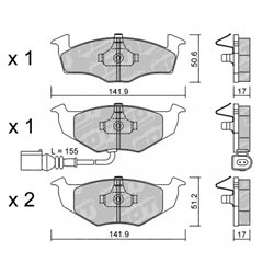 Klocki Galfer Sport FDHP 1050 - 2140503