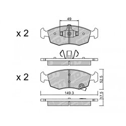 Klocki Galfer Sport FDHP 1050 - 2141706