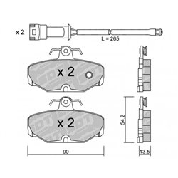 Klocki Galfer Sport FDHP 1050 - 2141800