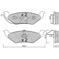 Klocki Galfer Sport FDHP 1050 - 2142400