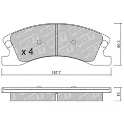 Klocki Galfer Sport FDHP 1050 - 2142600