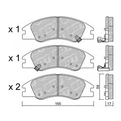 Klocki Galfer Sport FDHP 1050 - 2143301