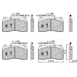 Klocki Galfer Sport FDHP 1050 - 2144402