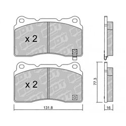 Klocki Galfer Sport FDHP 1050 - 2144404