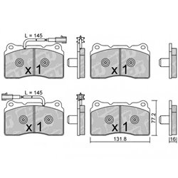 Klocki Galfer Sport FDHP 1050 - 2144407