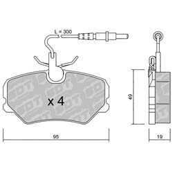 Klocki Galfer Sport FDHP 1050 - 2144600