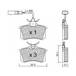 Klocki Galfer Sport FDHP 1050 - 2144702