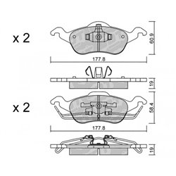 Klocki Galfer Sport FDHP 1050 - 2145500