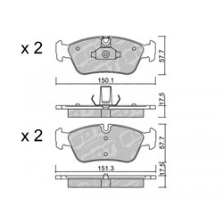 Klocki Galfer Sport FDHP 1050 - 2146000