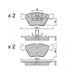 Klocki Galfer Sport FDHP 1050 - 2146101