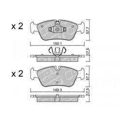 Klocki Galfer Sport FDHP 1050 - 2146400