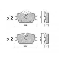 Klocki Galfer Sport FDHP 1050 - 2146500