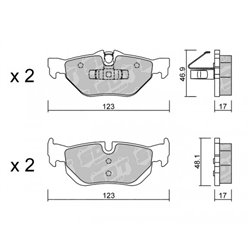 Klocki Galfer Sport FDHP 1050 - 2146600
