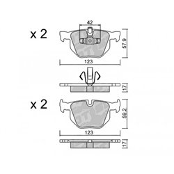 Klocki Galfer Sport FDHP 1050 - 2146700