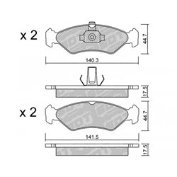 Klocki Galfer Sport FDHP 1050 - 2148200