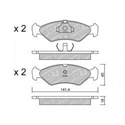 Klocki Galfer Sport FDHP 1050 - 2148300