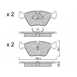Klocki Galfer Sport FDHP 1050 - 2149200