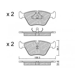 Klocki Galfer Sport FDHP 1050 - 2149201