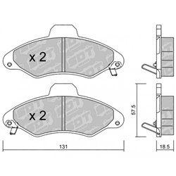 Klocki Galfer Sport FDHP 1050 - 2149701