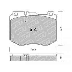 Klocki Galfer Sport FDHP 1050 - 2150700