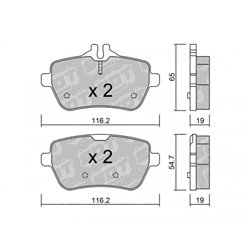 Klocki Galfer Sport FDHP 1050 - 2151100