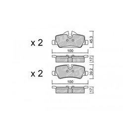 Klocki Galfer Sport FDHP 1050 - 2151800