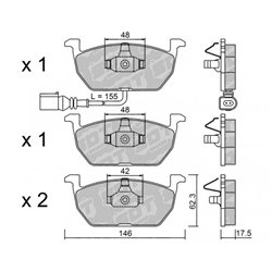 Klocki Galfer Sport FDHP 1050 - 2152500