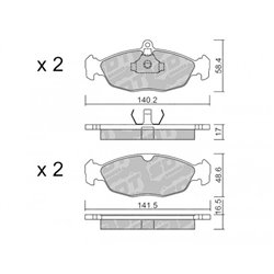 Klocki Galfer Sport FDHP 1050 - 2152800