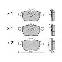 Klocki Galfer Sport FDHP 1050 - 2153001