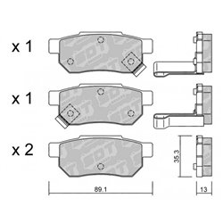 Klocki Galfer Sport FDHP 1050 - 2155201