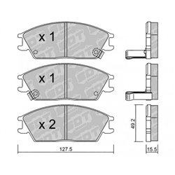 Klocki Galfer Sport FDHP 1050 - 2155800