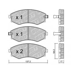 Klocki Galfer Sport FDHP 1050 - 2156000