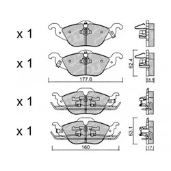 Klocki Galfer Sport FDHP 1050 - 2157400