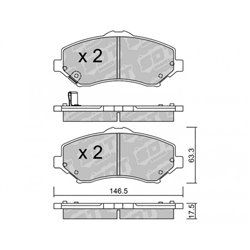 Klocki Galfer Sport FDHP 1050 - 2159100