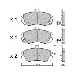 Klocki Galfer Sport FDHP 1050 - 2161900