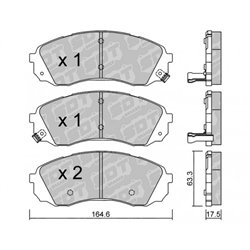 Klocki Galfer Sport FDHP 1050 - 2162800