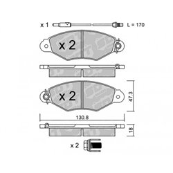 Klocki Galfer Sport FDHP 1050 - 2163701