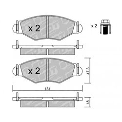 Klocki Galfer Sport FDHP 1050 - 2163800