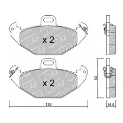 Klocki Galfer Sport FDHP 1050 - 2164501
