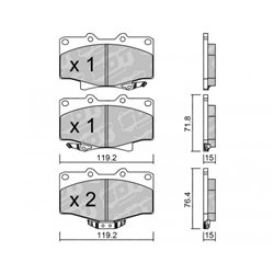 Klocki Galfer Sport FDHP 1050 - 2166802