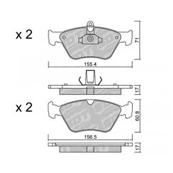 Klocki Galfer Sport FDHP 1050 - 2166900