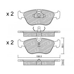 Klocki Galfer Sport FDHP 1050 - 2167400