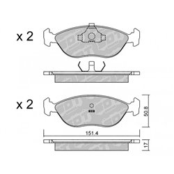 Klocki Galfer Sport FDHP 1050 - 2170800