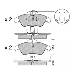 Klocki Galfer Sport FDHP 1050 - 2171100