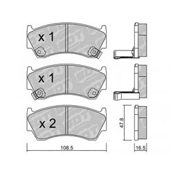 Klocki Galfer Sport FDHP 1050 - 2171202