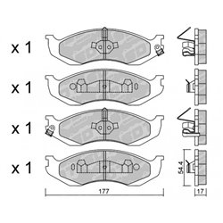 Klocki Galfer Sport FDHP 1050 - 2172001