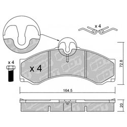 Klocki Galfer Sport FDHP 1050 - 2172600