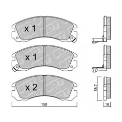 Klocki Galfer Sport FDHP 1050 - 2173100