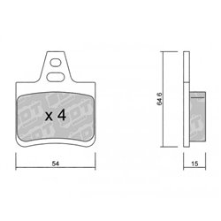 Klocki Galfer Sport FDHP 1050 - 2173300